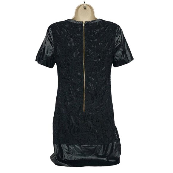 Laundry by Shelli Segal Black Floral Lace Shift Dress Size 2 - Picture 3 of 6